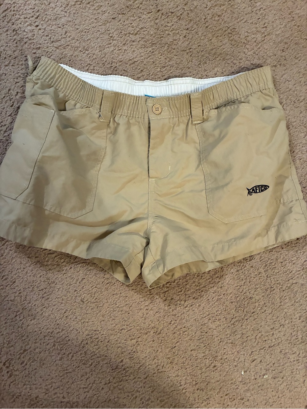 Khaki AFTCO Women’s Shorts